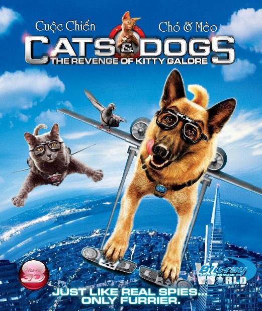 D021. Cat & Dog - Cuộc Chiến Chó Mèo 2 3D 25G(DTS-HD 5.1)  